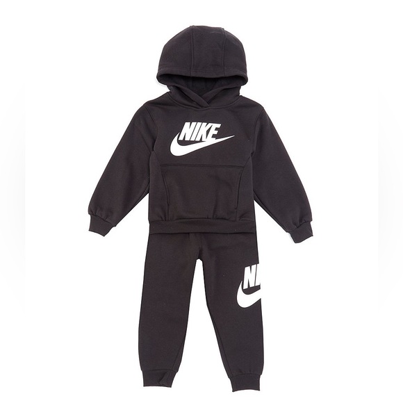 Little Boys Long Sleeve Club Fleece Graphic Hoodie and Jogger Pants Set size 6 - Picture 2 of 3